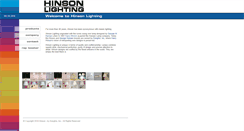 Desktop Screenshot of hinsonlighting.com