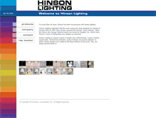 Tablet Screenshot of hinsonlighting.com